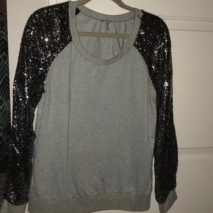 Long sleeve sparkly shirt